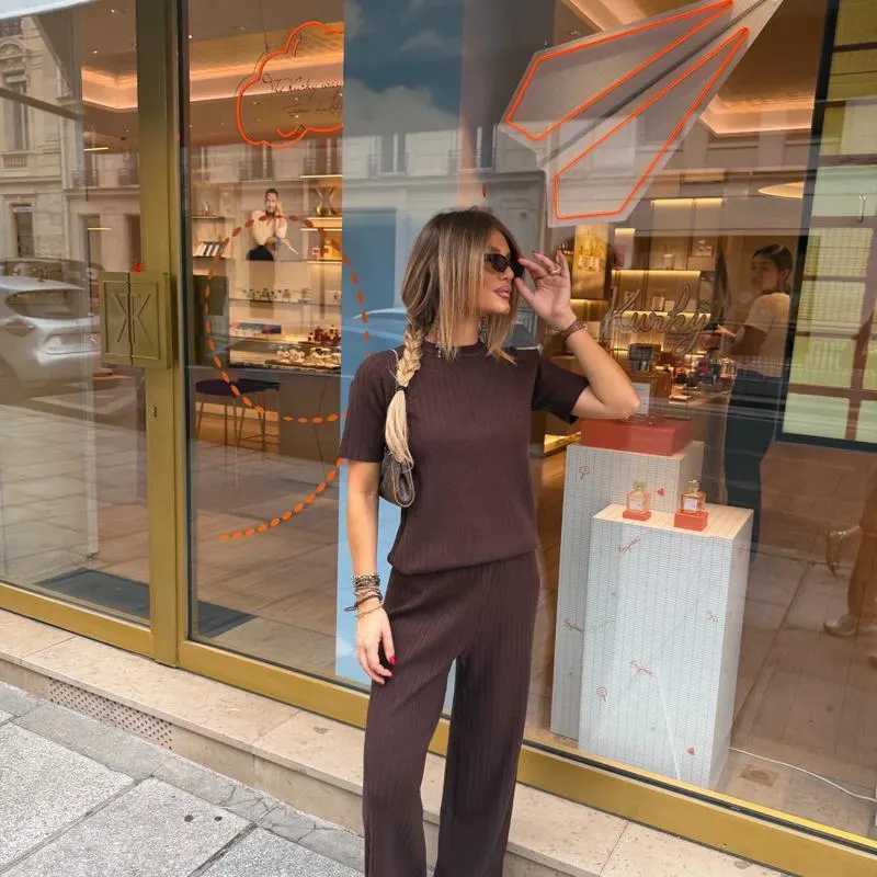 Ensemble Nina — Marron — vue 3