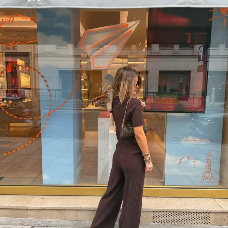 Ensemble Nina — Marron — vue 5