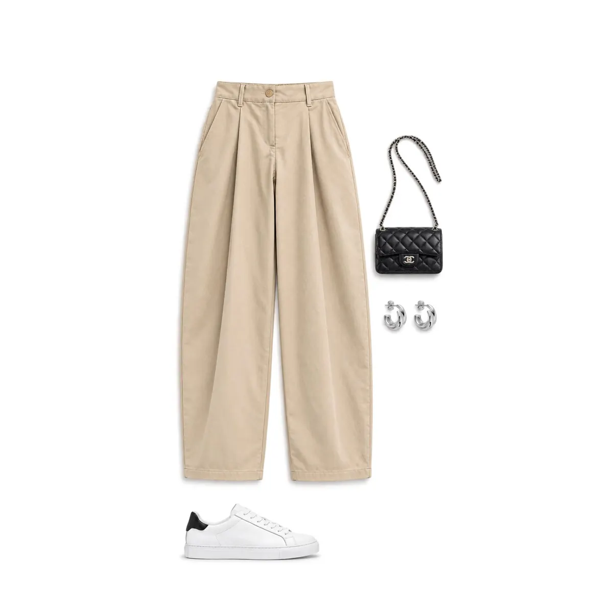 Pantalon Cassy — Camel — vue 2