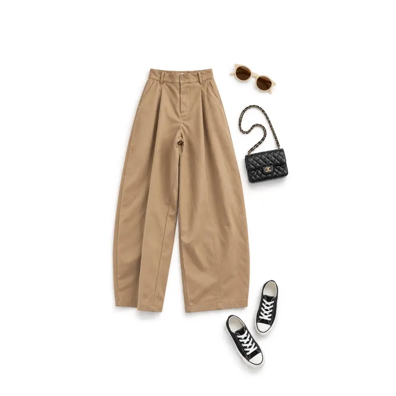 Pantalon Cassy — Camel