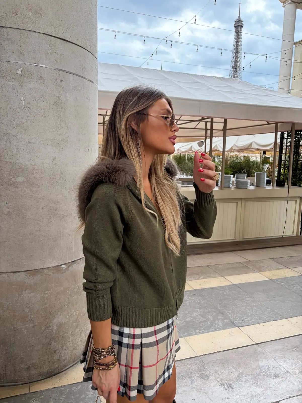 Sweat Mila — Kaki — vue 8