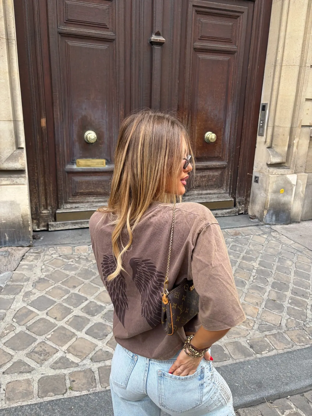 T-shirt Victoria — Taupe — vue 5