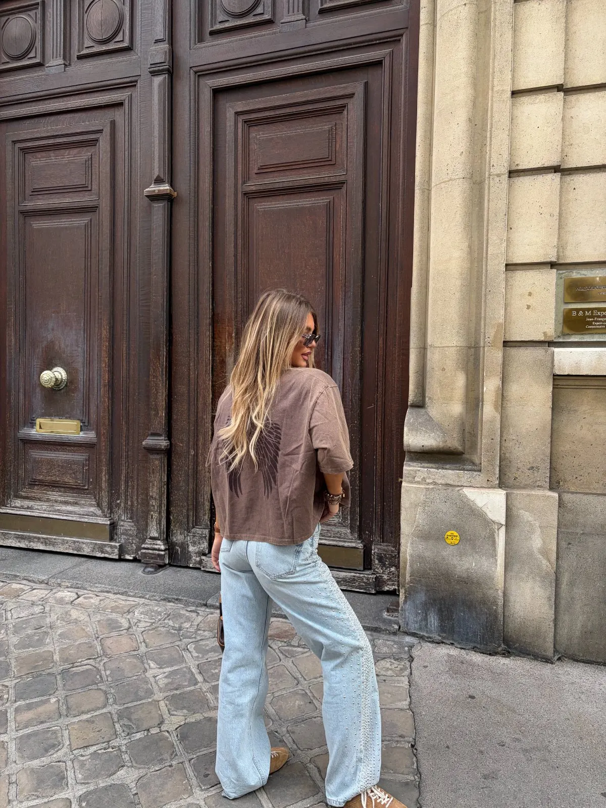 T-shirt Victoria — Taupe — vue 2