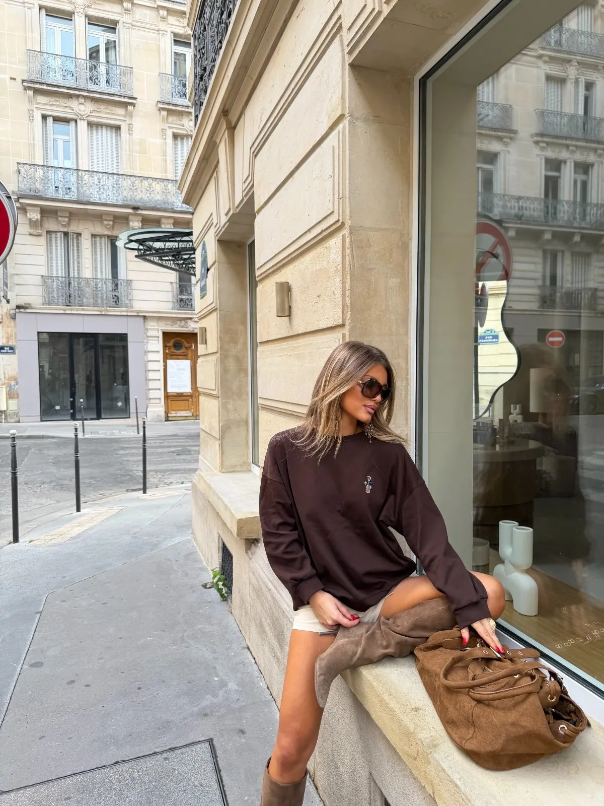 Sweat Raph — Marron — vue 9