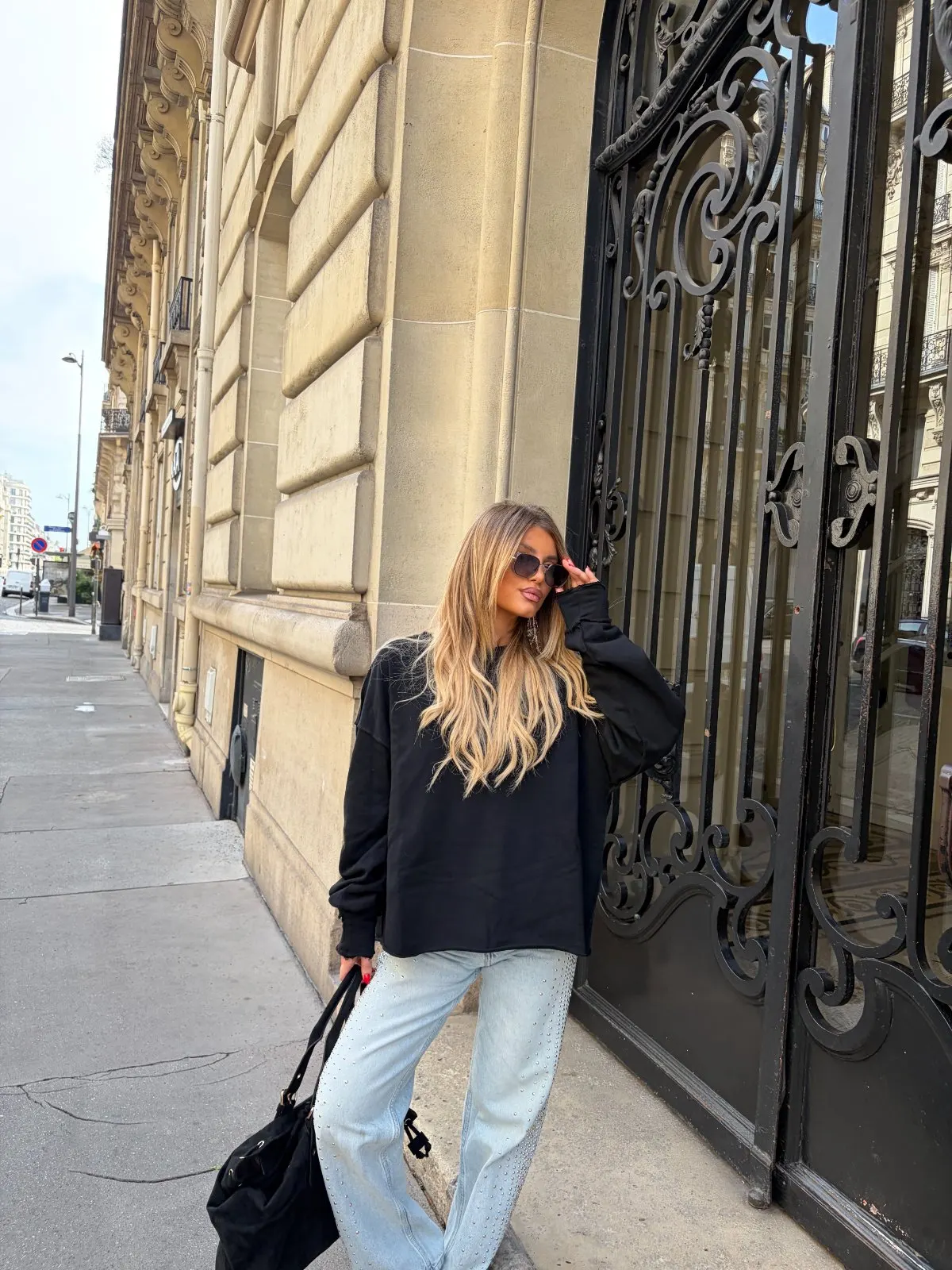 Sweat Constance — Noir — vue 5