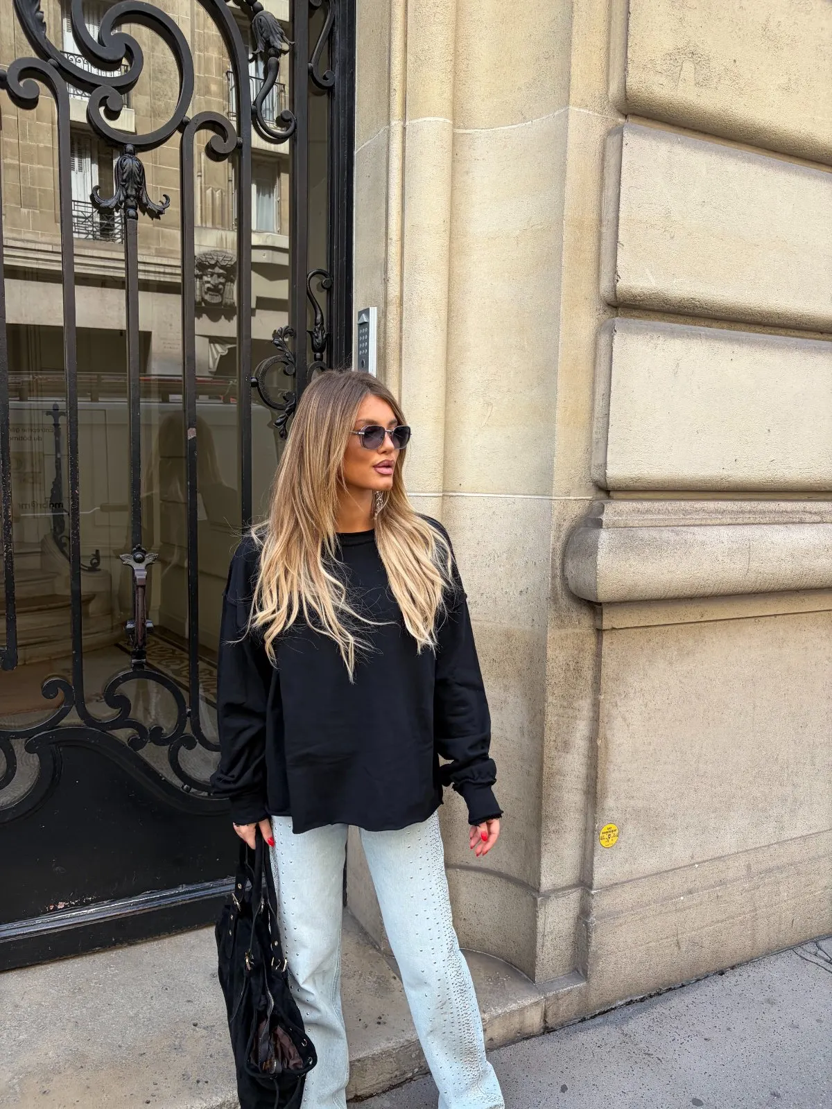 Sweat Constance — Noir — vue 7