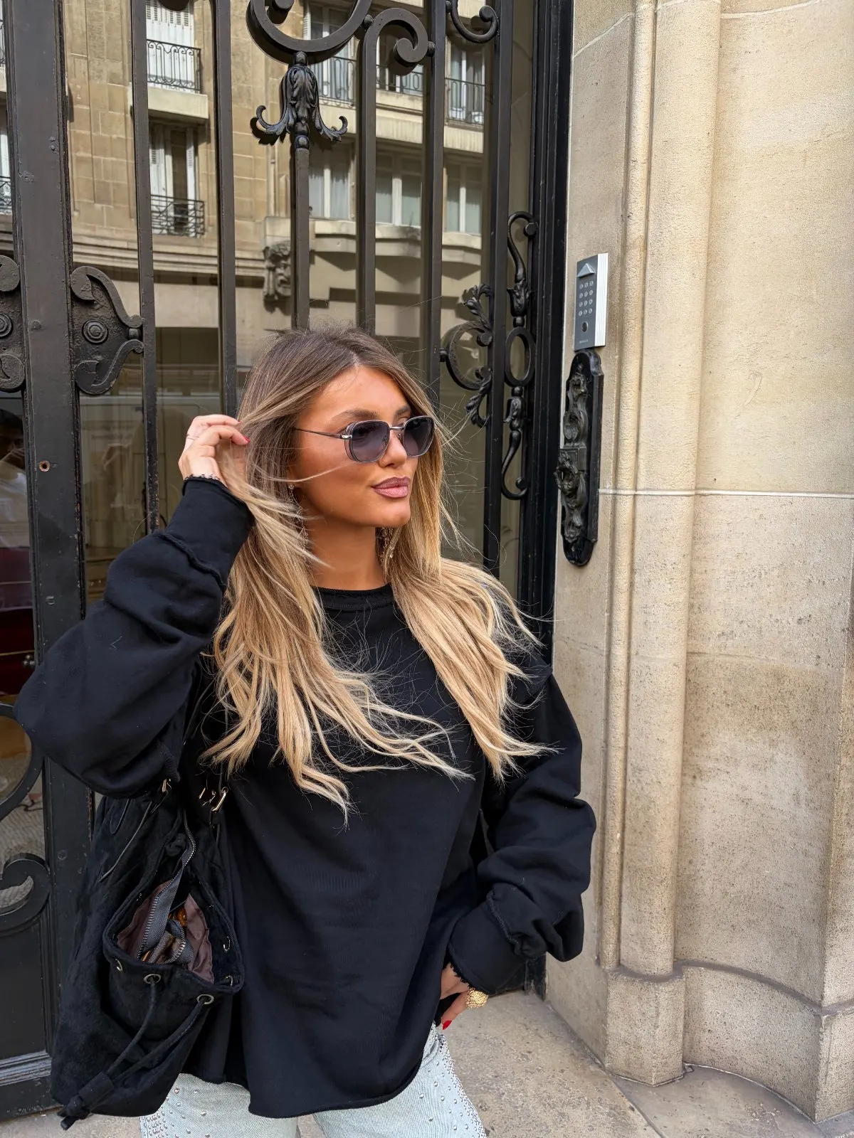 Sweat Constance — Noir — vue 8
