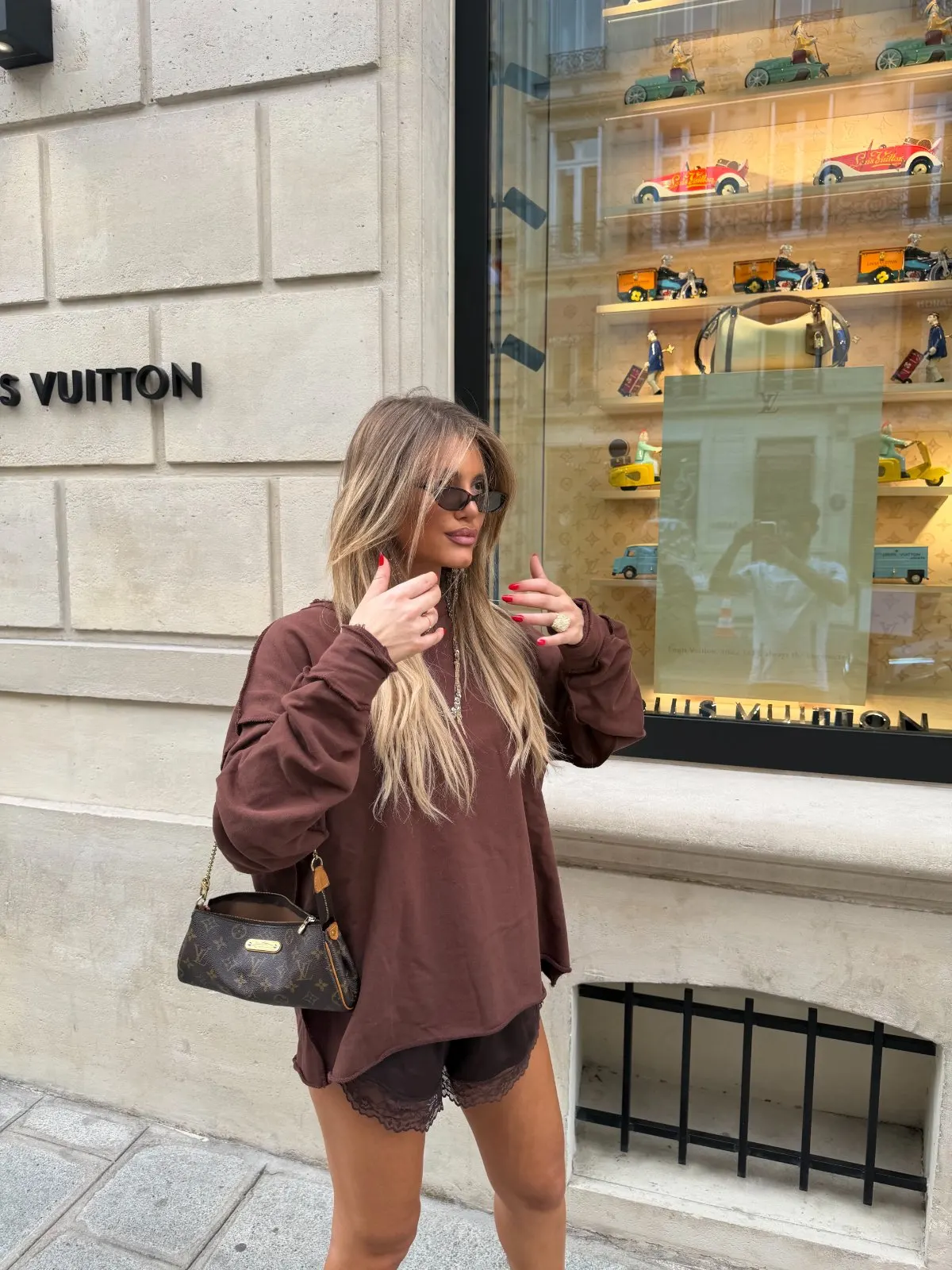 Sweat Constance — Marron — vue 4