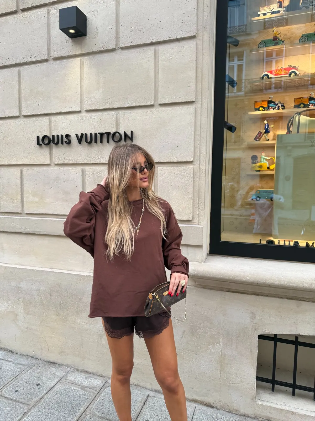 Sweat Constance — Marron — vue 7