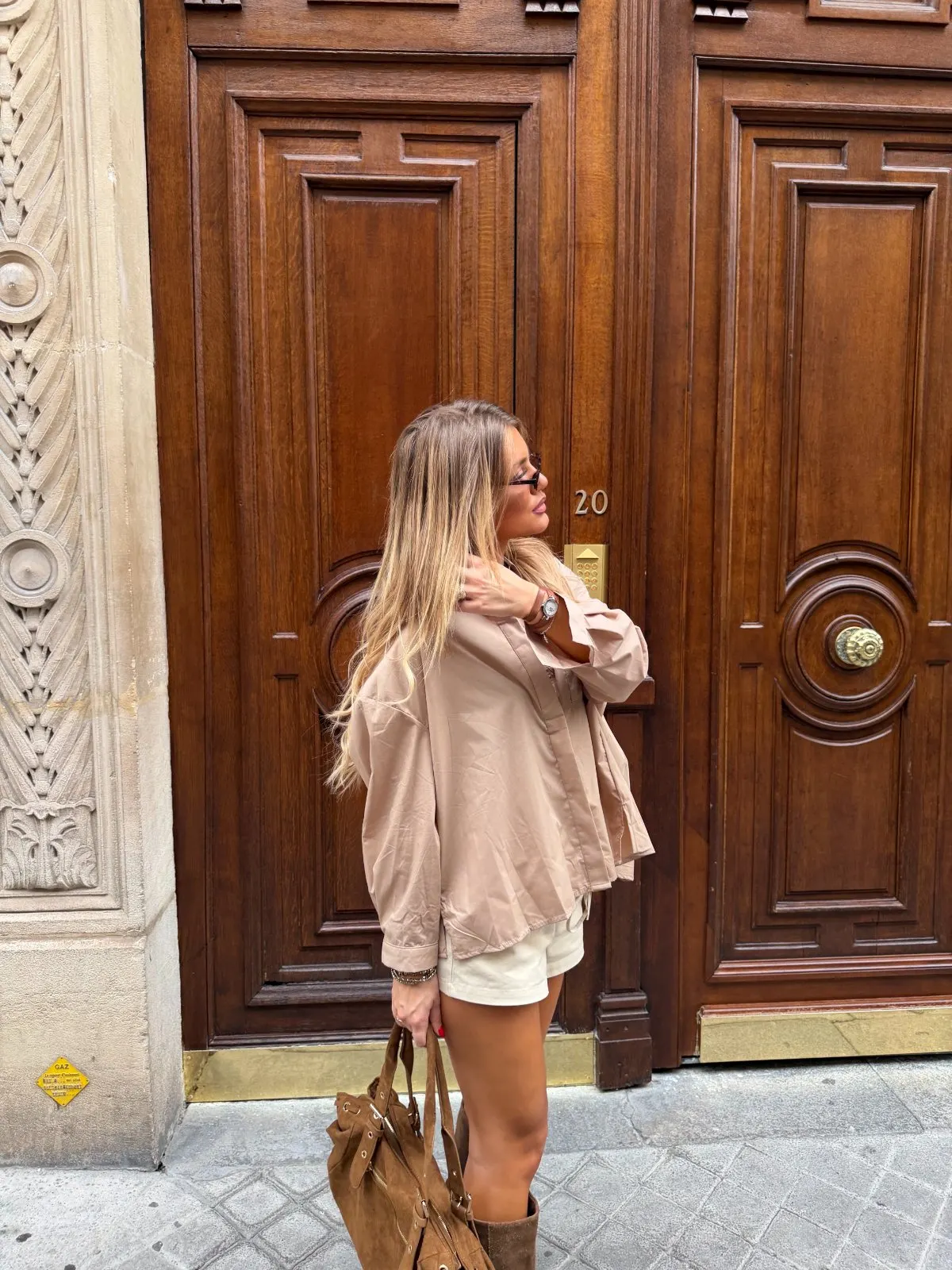 Chemise Elise — Camel — vue 6