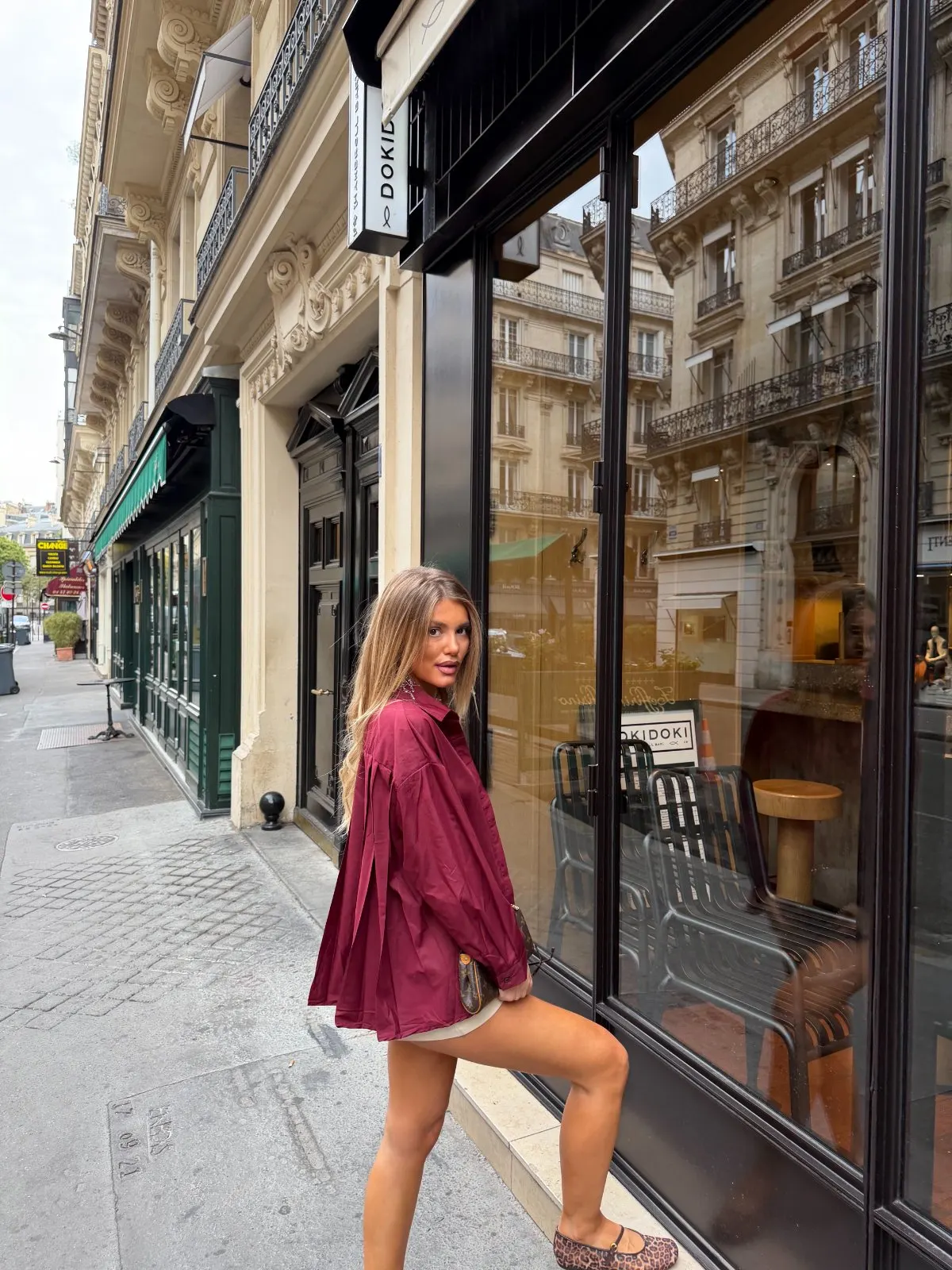 Chemise Elise — Bordeaux — vue 4