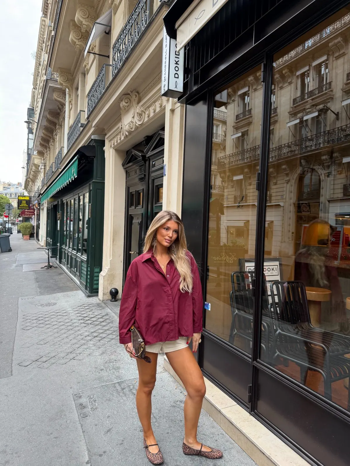 Chemise Elise — Bordeaux — vue 8