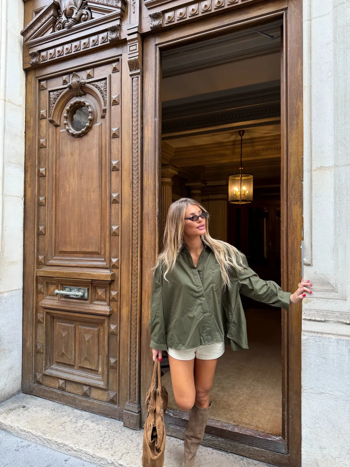 Chemise Elise — Kaki — vue 9