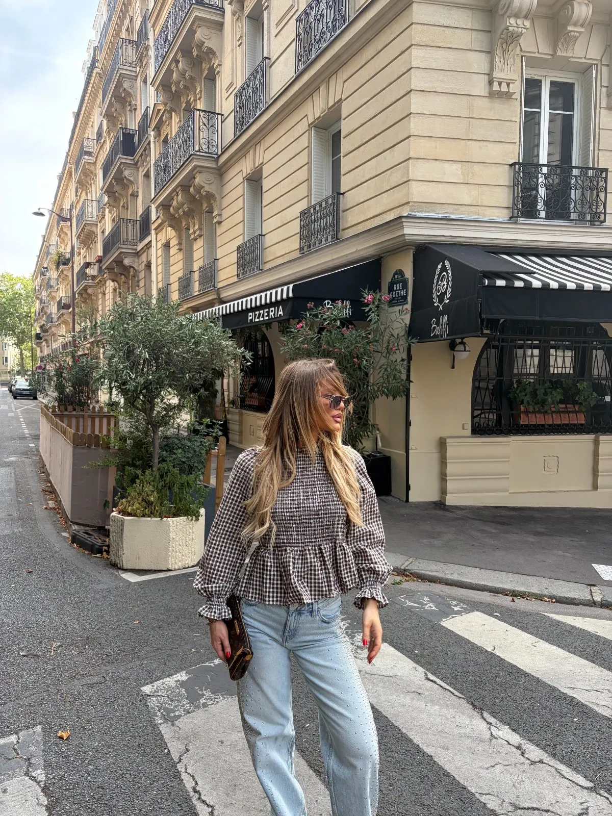 Chemise Carolina — Marron — vue 5