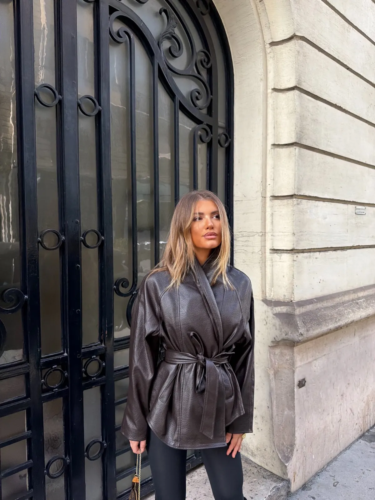 Veste Léane — Marron — vue 3