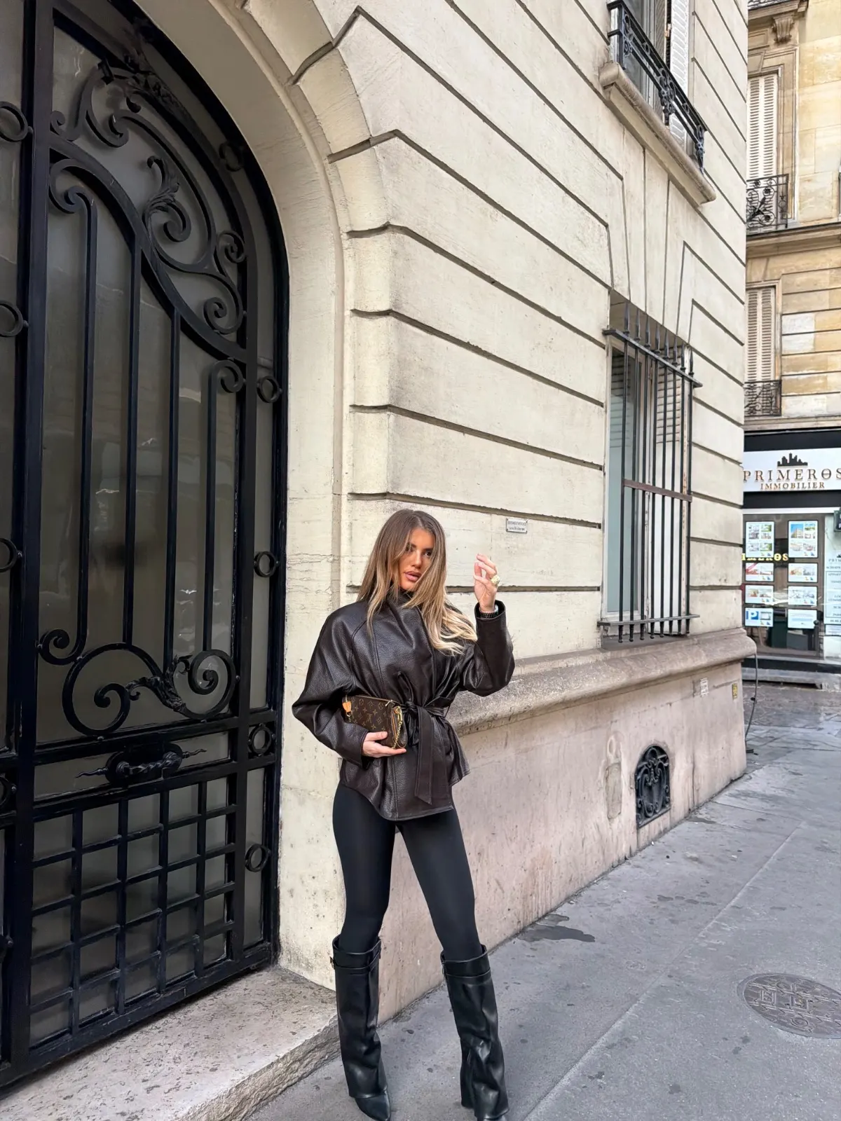 Veste Léane — Marron — vue 5