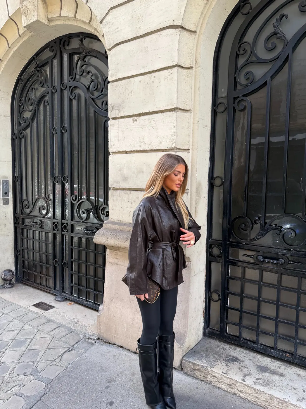 Veste Léane — Marron — vue 7