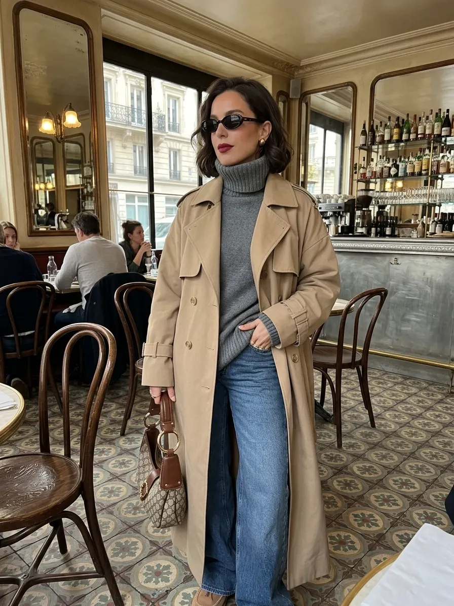 Trench Yasmine — Camel