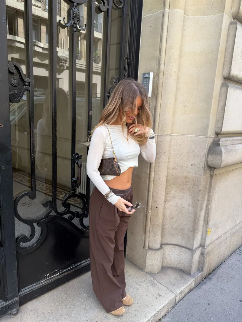 Pantalon HALOA — Marron