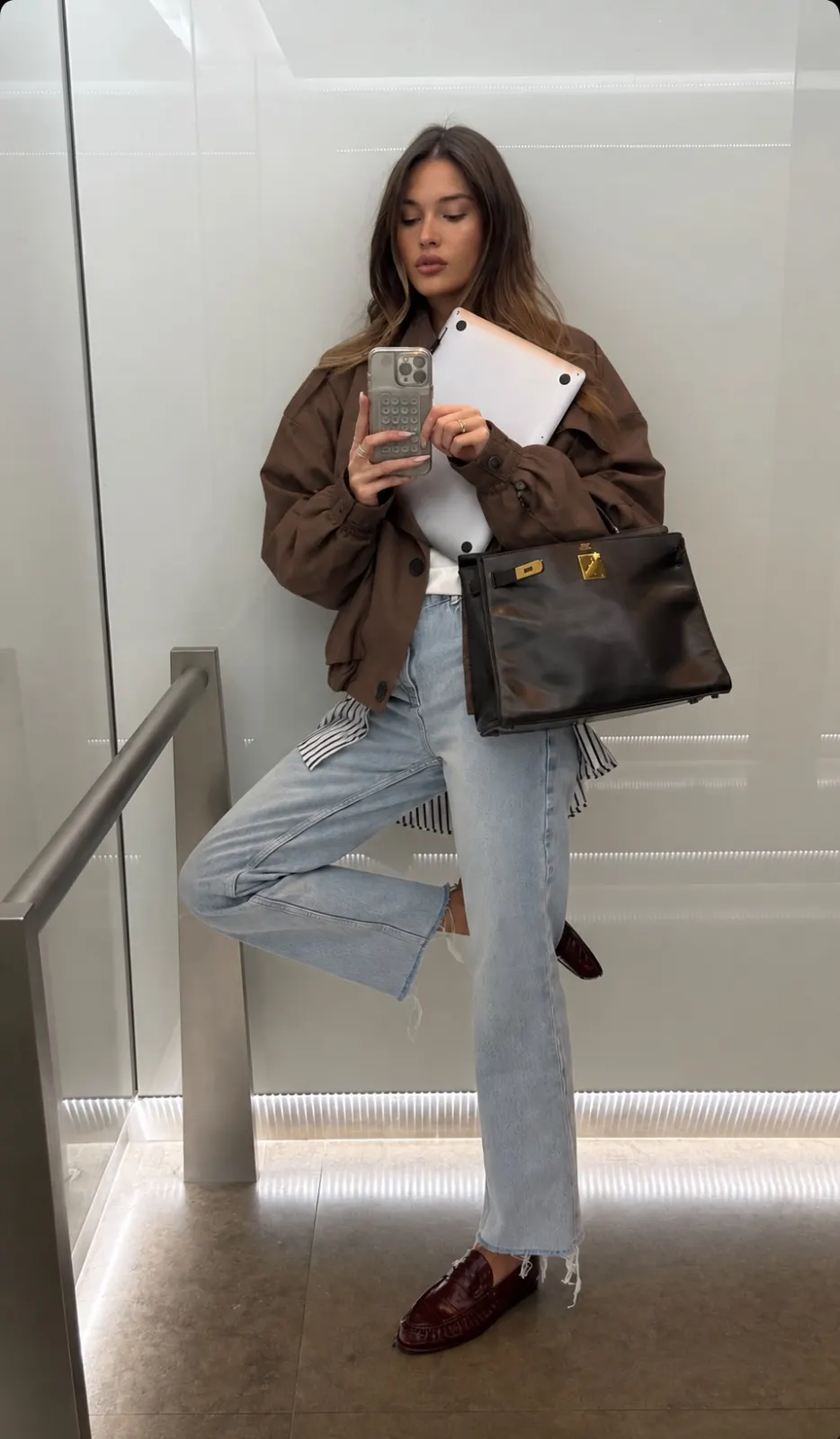 Trench Teesha — Chocolat — vue 2
