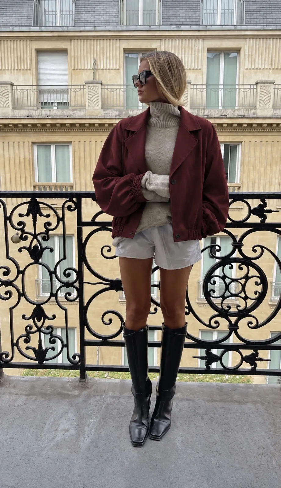 Trench Teesha — Bordeau — vue 2