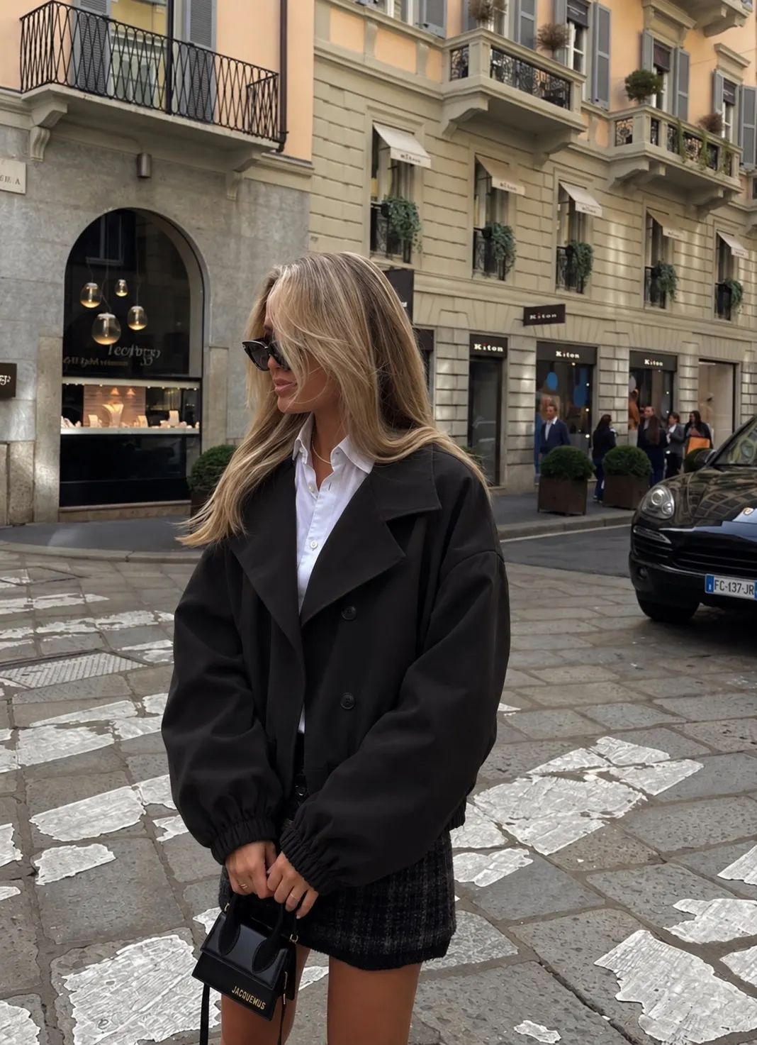 Trench Teesha — Noir