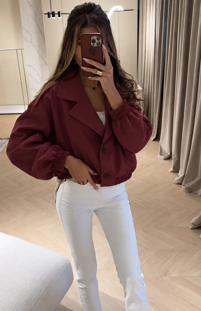 Trench Teesha — Bordeau