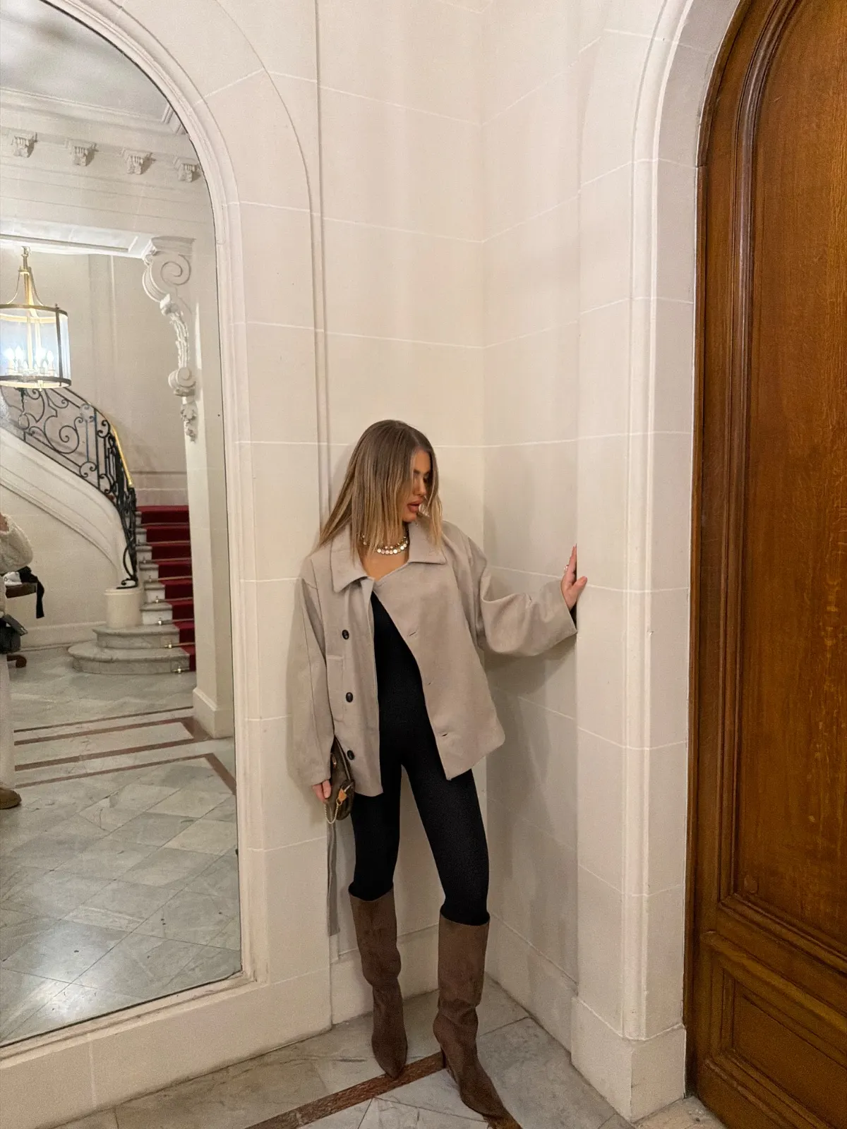 Manteau Camélia — Crème — vue 2