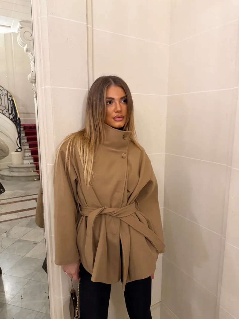 Manteau Ilo — Camel