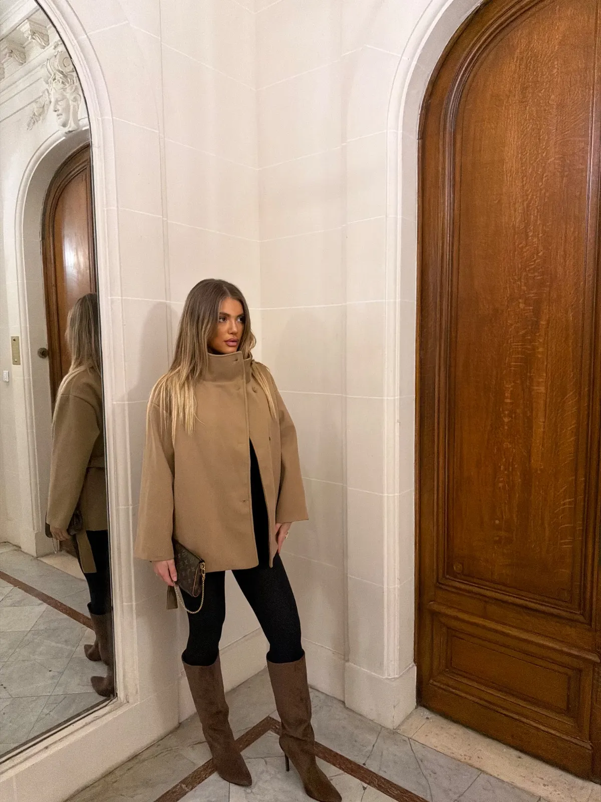 Manteau Ilo — Camel — vue 2