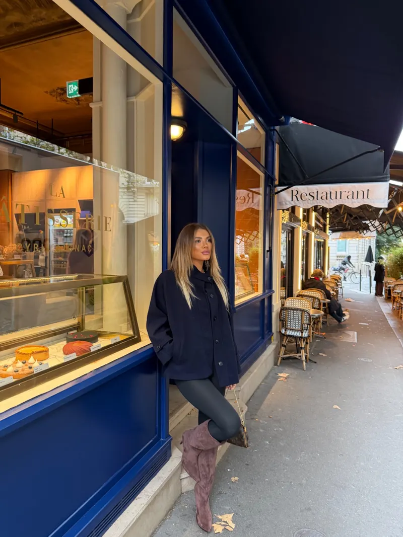 Manteau Carla — Bleu marine