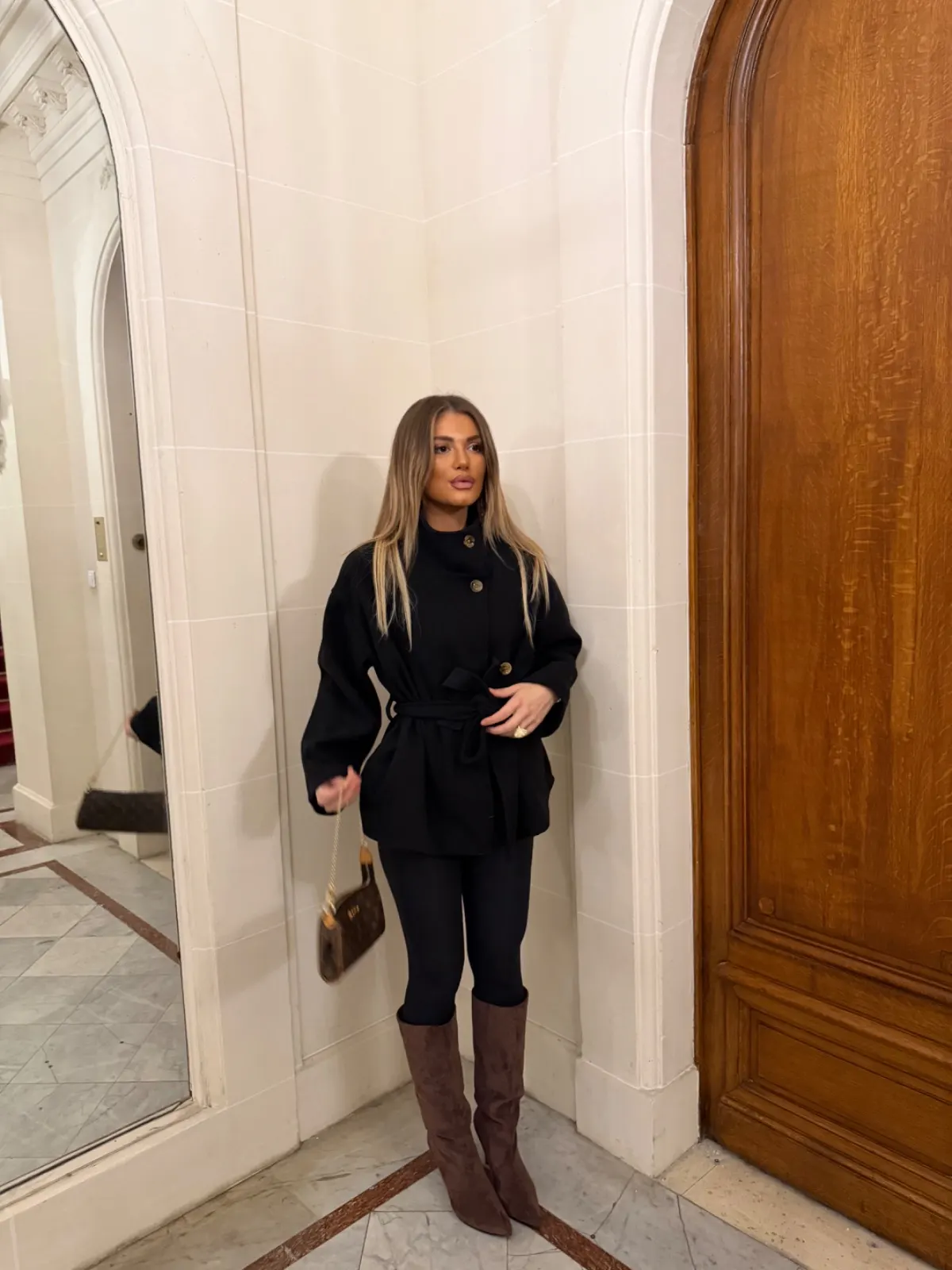 Manteau Ilo — Noir — vue 5