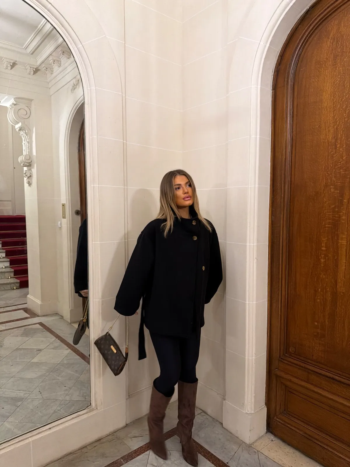 Manteau Ilo — Noir — vue 7