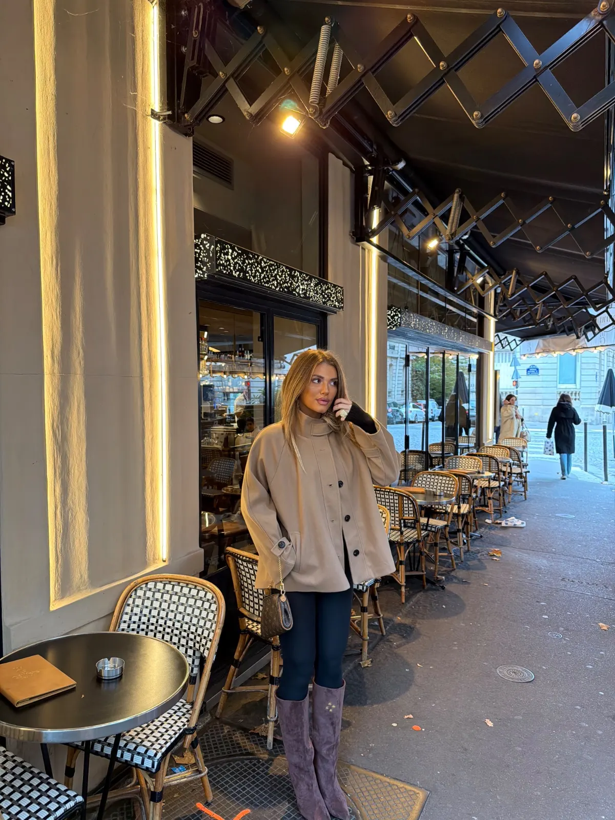 Manteau Carla — Camel — vue 2