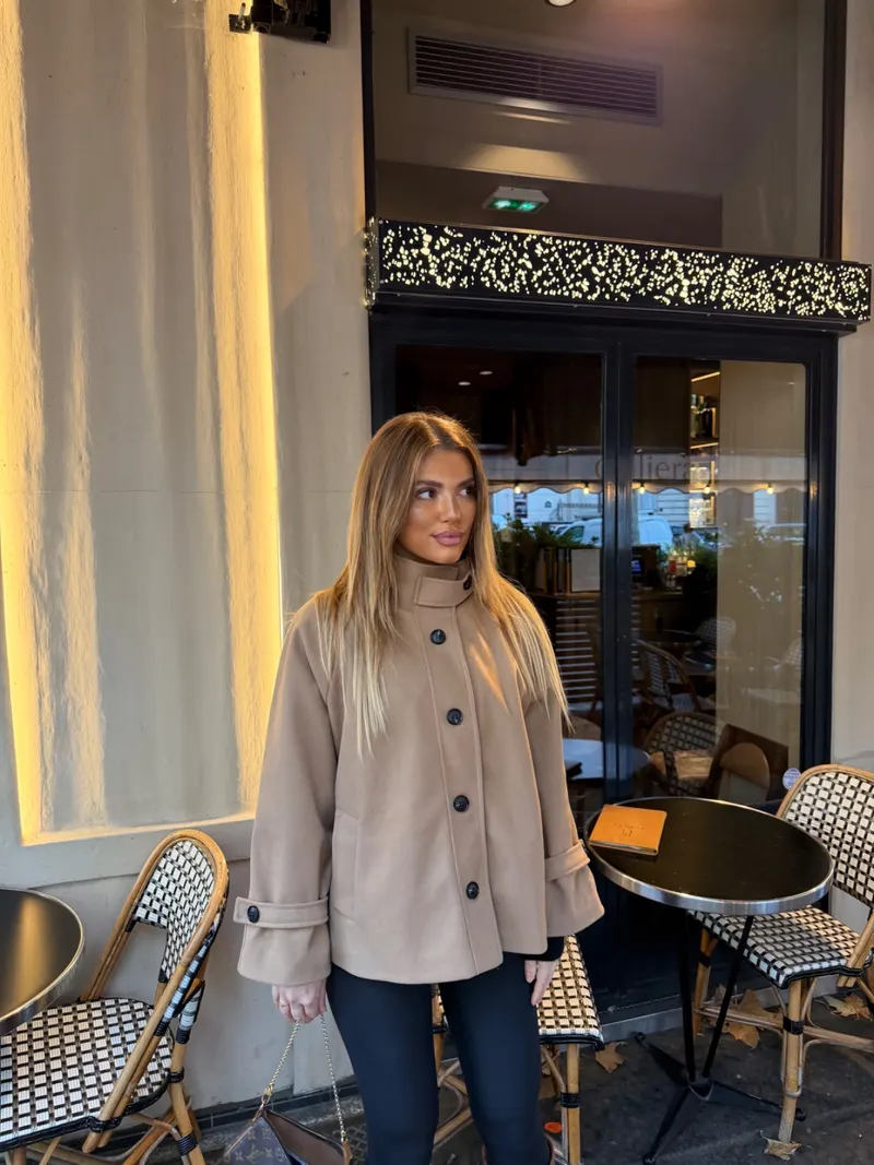 Manteau Carla — Camel