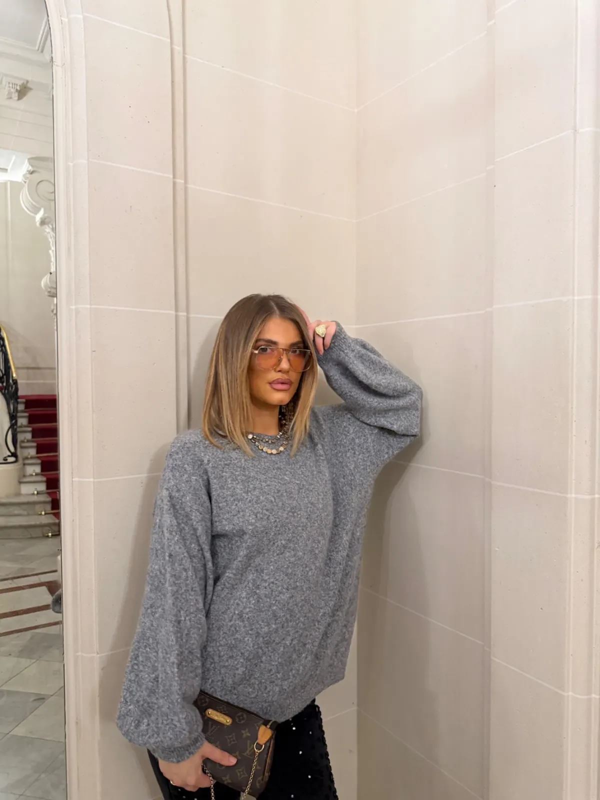 Pull Ninon — Gris — vue 2