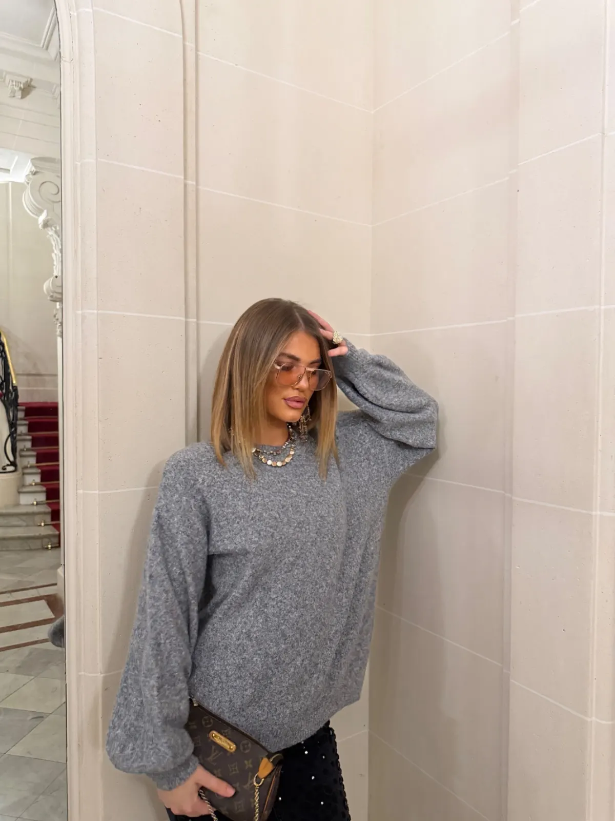 Pull Ninon — Gris — vue 4