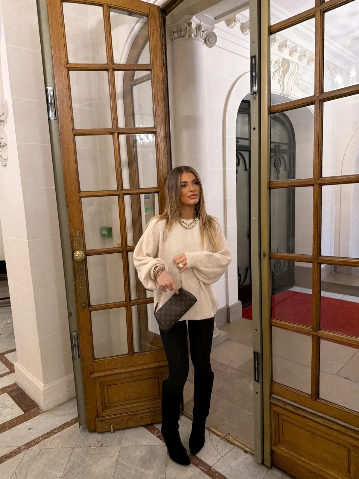 Pull Ninon — Beige — vue 2
