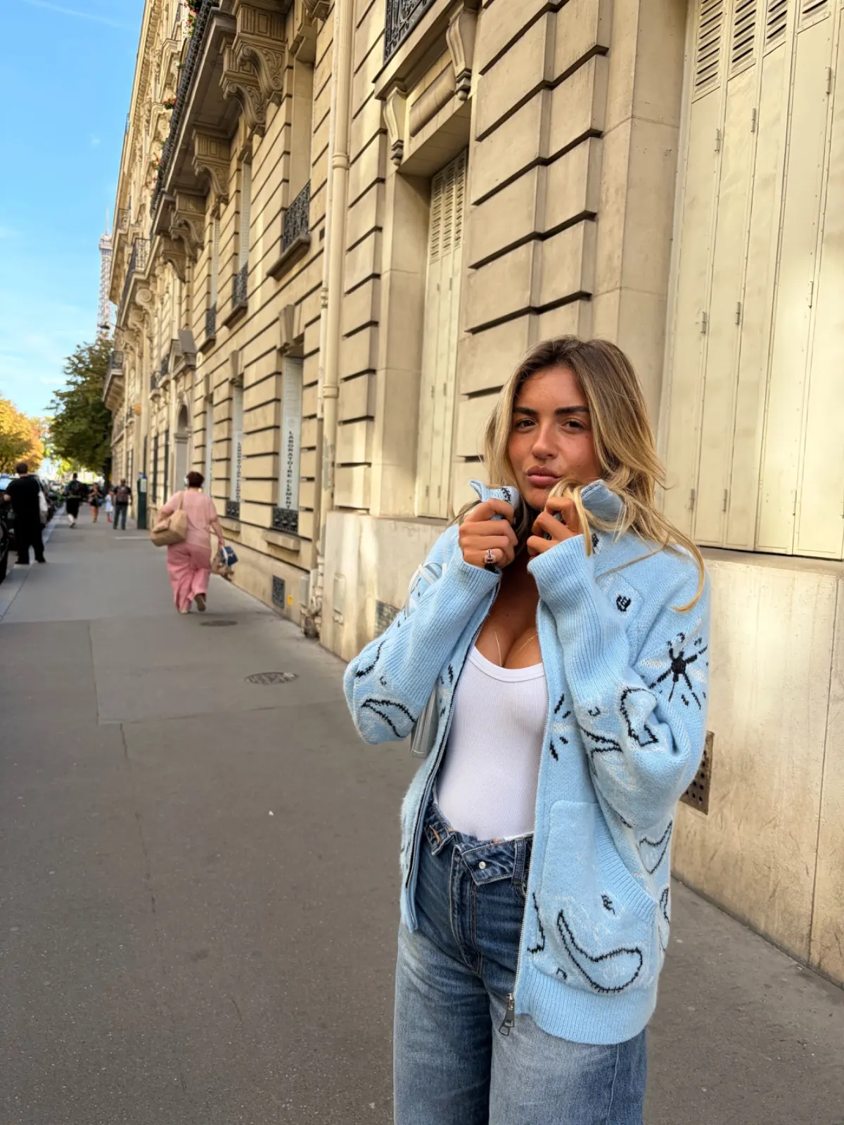 Gilet Deva — Bleu ciel — vue 4