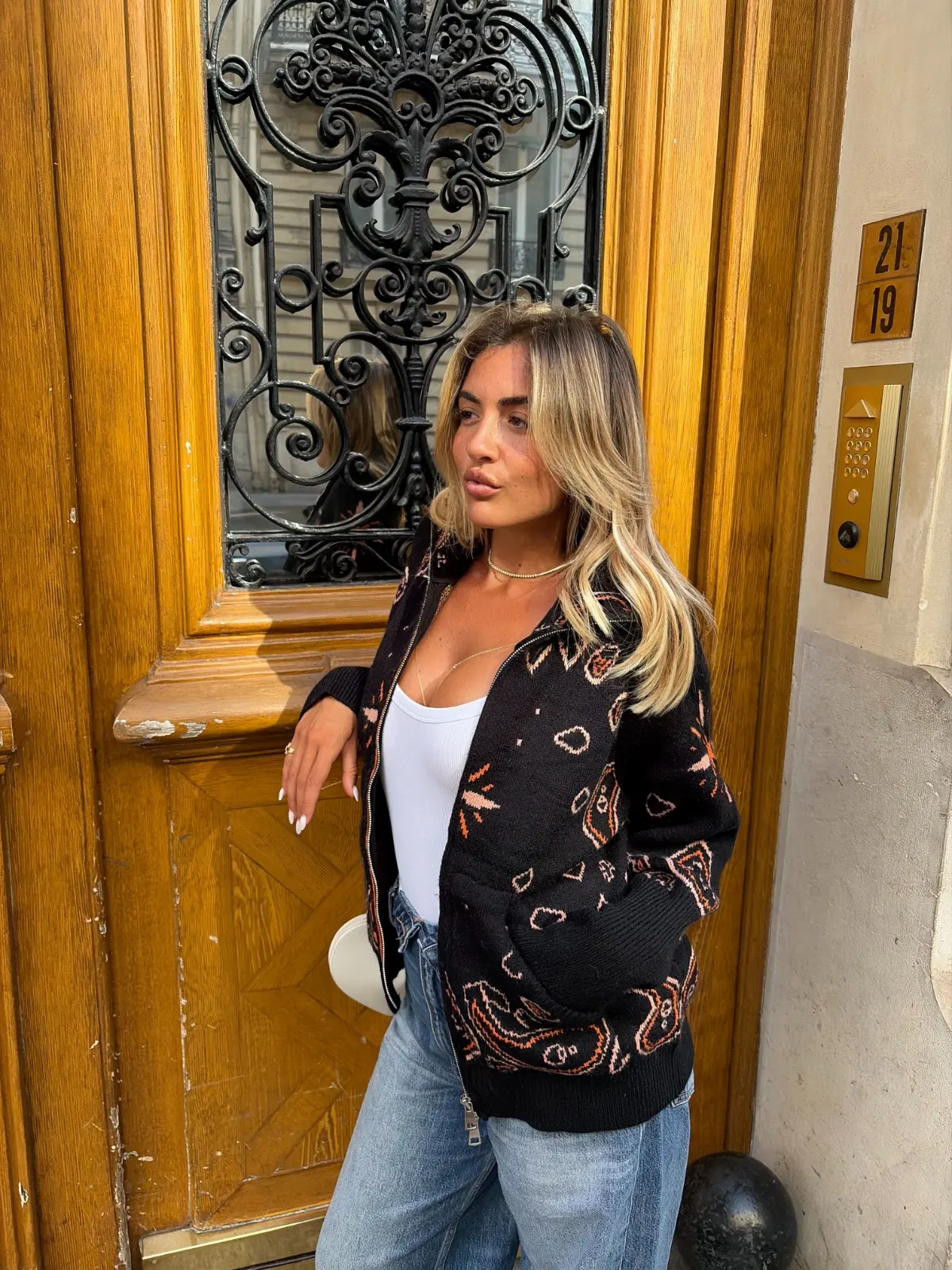 Gilet Deva — Noir orange — vue 5