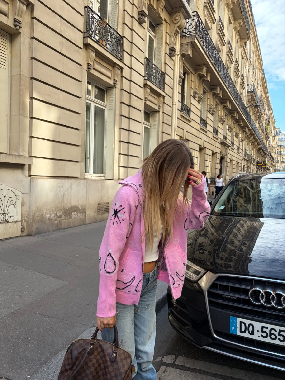 Gilet Deva — Toute rose — vue 3