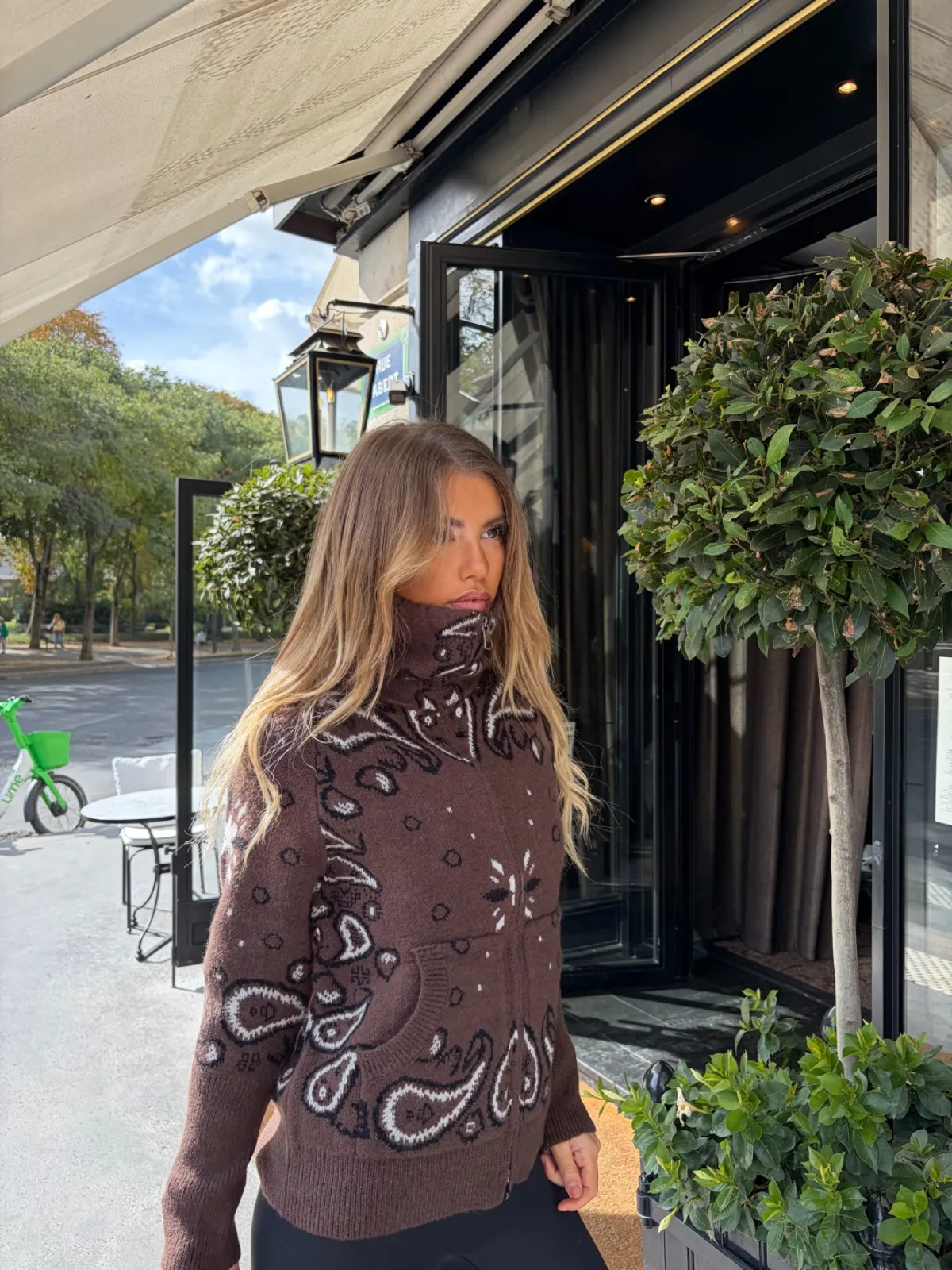 Gilet Deva — Marron — vue 3