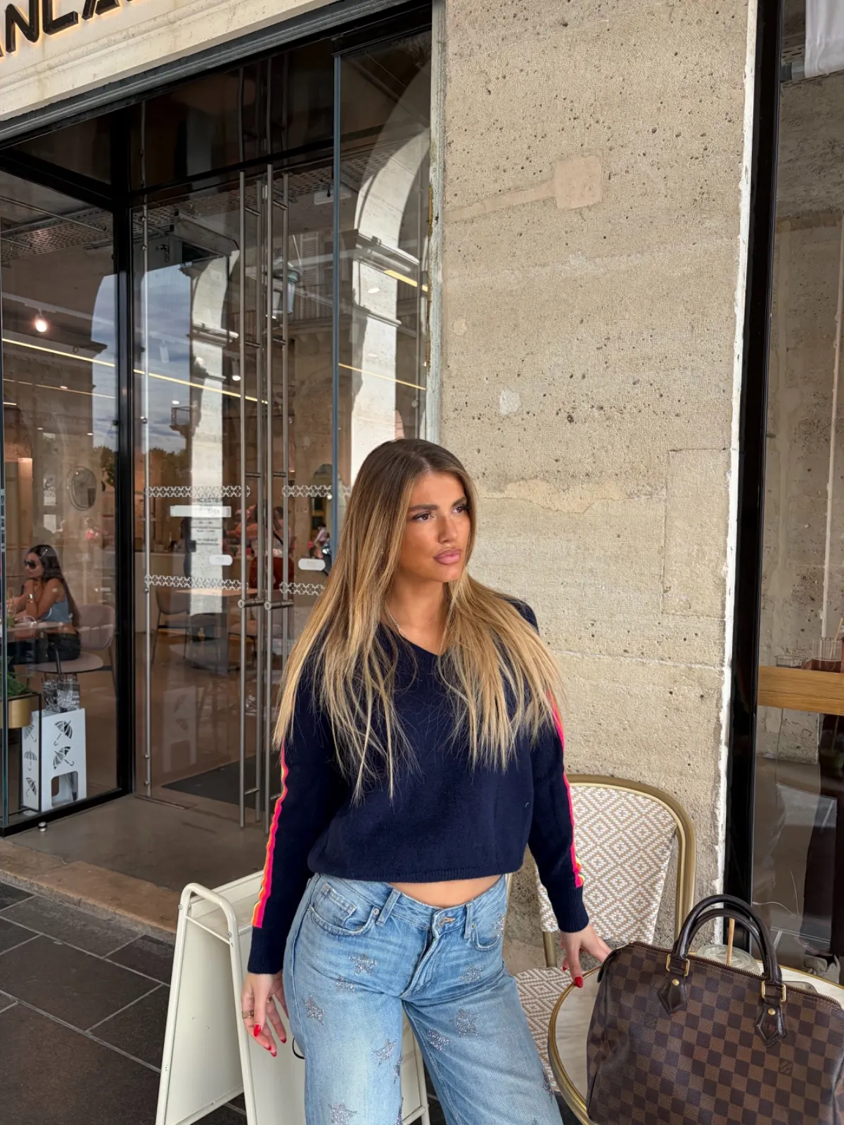 Pull Futur — Bleu marine — vue 3