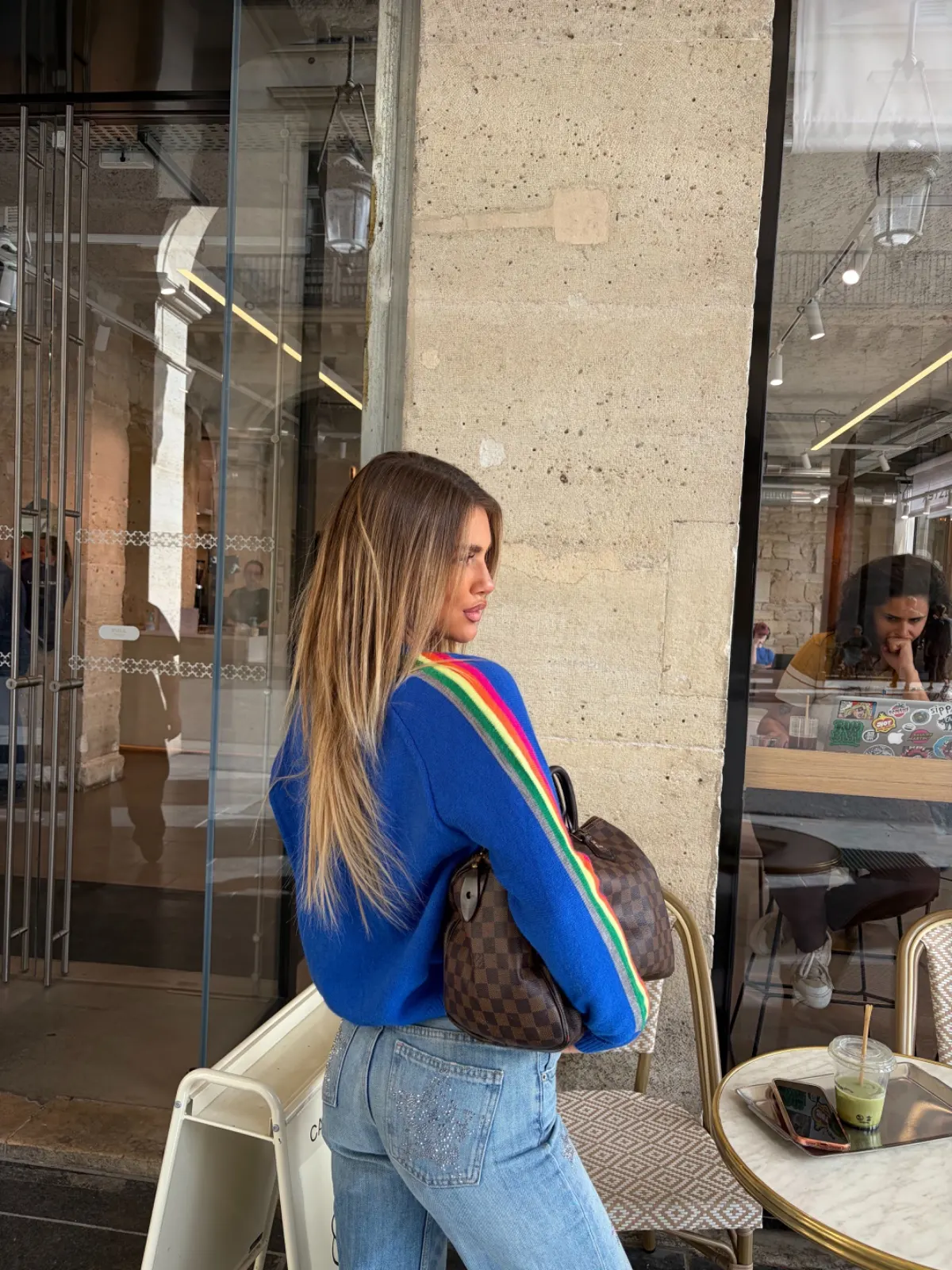 Pull Futur — Bleu roi — vue 3