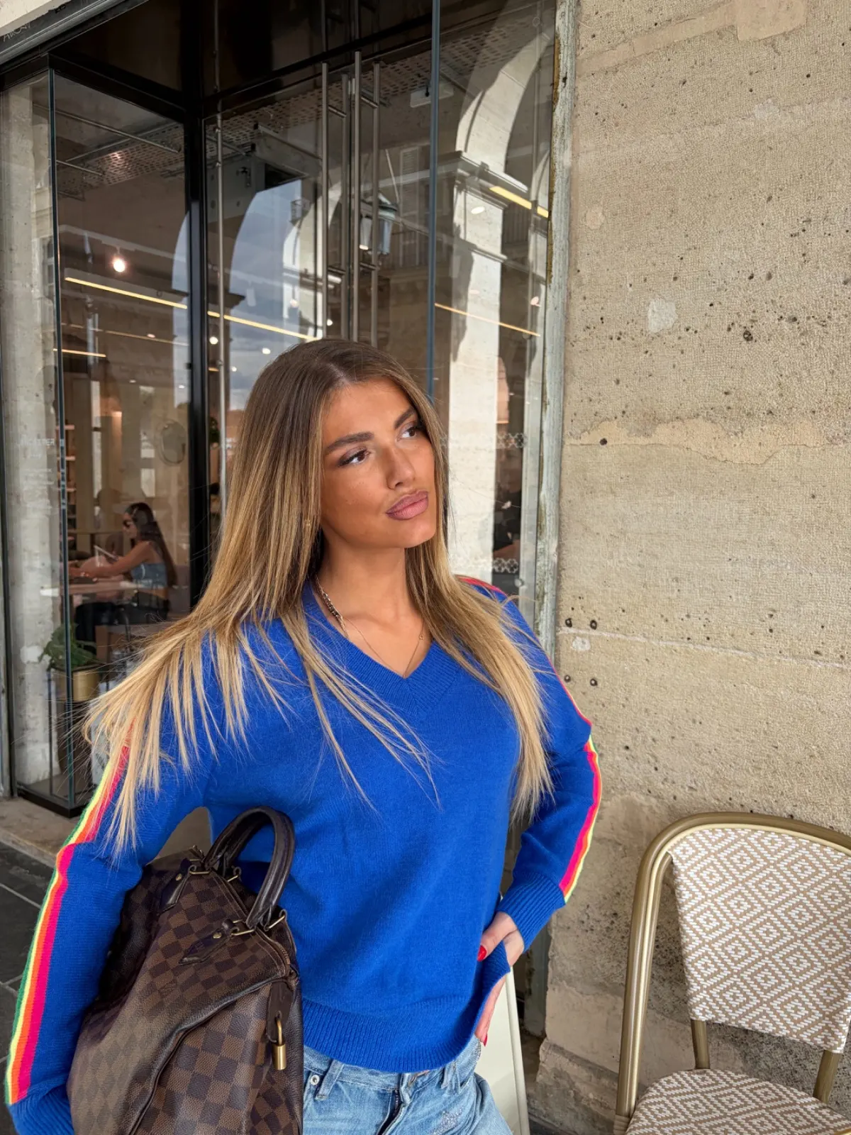 Pull Futur — Bleu roi — vue 7