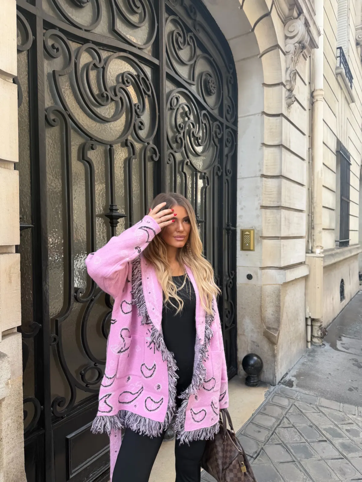 Kimono Eva — Rose — vue 6