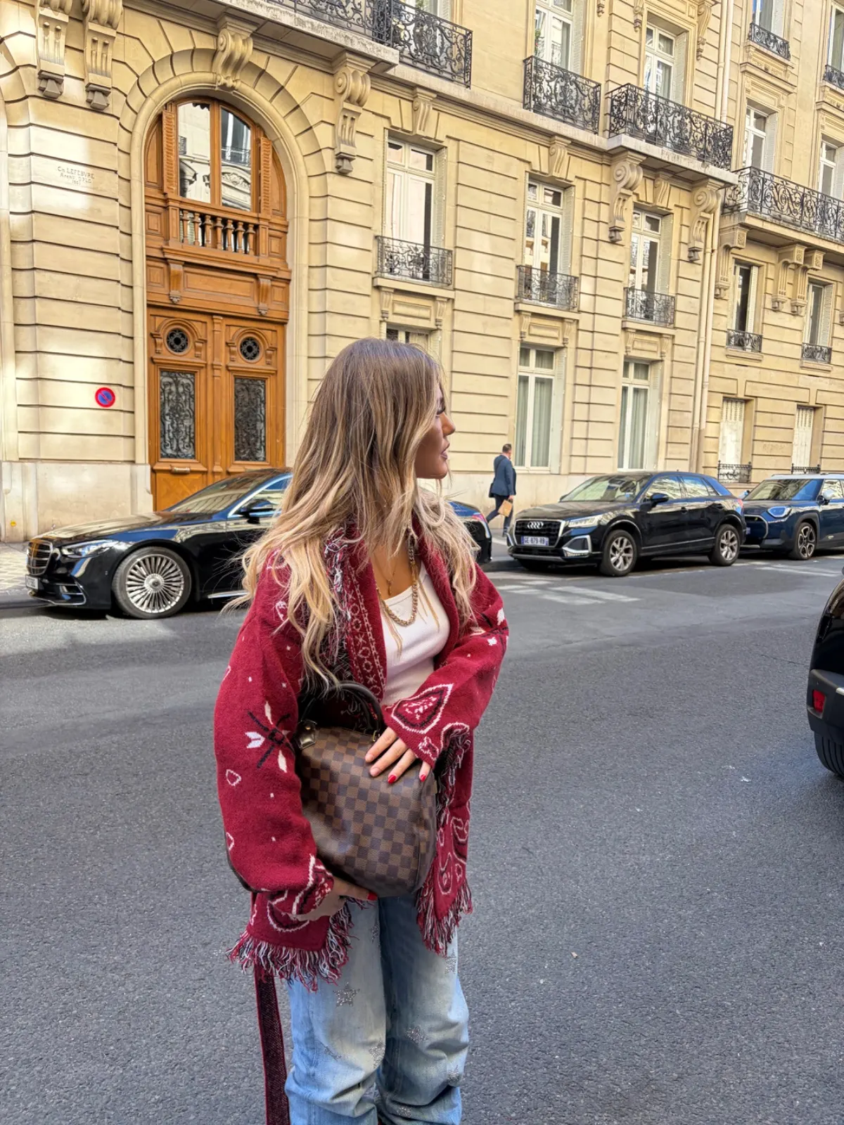Kimono Eva — Bordeaux — vue 3