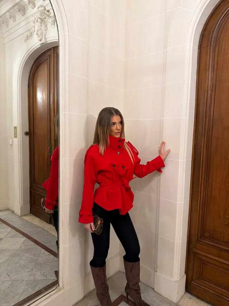 Trench Margot — Rouge vif