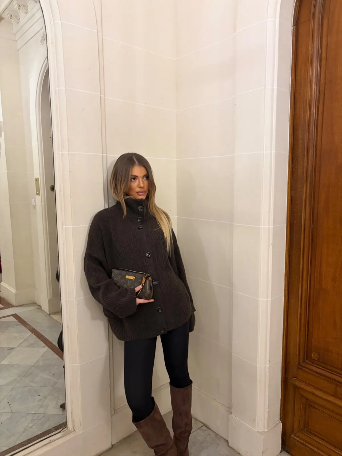 Veste Sasha — Marron — vue 2