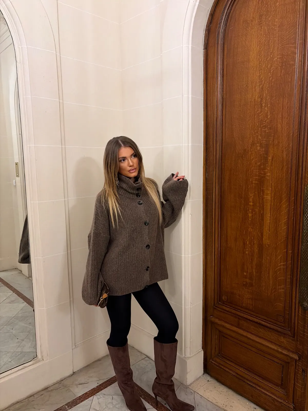 Veste Sasha — Taupe — vue 3